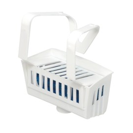 Big D 601 Toilet Bowl Rim Hanger with Non-para Block, Cherry Fragrance, 1500 Flushes (Pack of 12) - Ideal for restrooms in Offices, Schools, Restaurants, Hotels, Stores