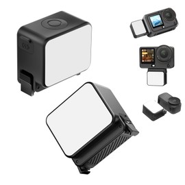 Vlogging Light for DJI Osmo Nano/Osmo Action 6, ULANZI LM24 Waterproof Magnetic Mini LED Action Camera Video Light Accessories, Quick Release Photography LED Fill Light for Vlog Selfie Video Recording