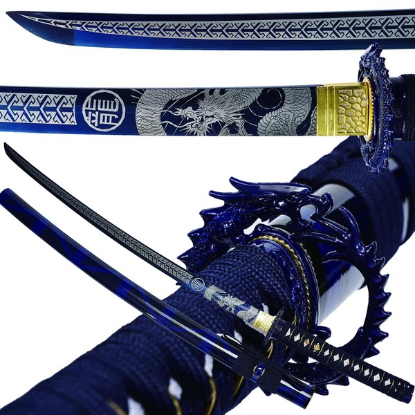 Kamaiwo-1045/1060 Clay Tempering high Carbon Steel Hademade Heat Tempered Full