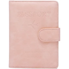 Cartera para pasaporte con bloqueo RFID Lumbor37 – Hebilla magnética, 4 ranuras