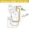 Upgraded Golf Cart Voltage Regulator Rectifier for EZGO 1994-up Gas