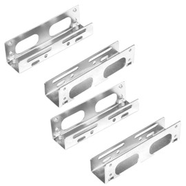 Audio Fan 5.25" Bay 3.5" Hard Drive Fixed Conversion Mounter 3.5 Converter Mounter 2 Pack