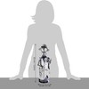 BRUBAKER Weinflaschenhalter Tennisspieler Metall Skulptur mit Geschenkkarte