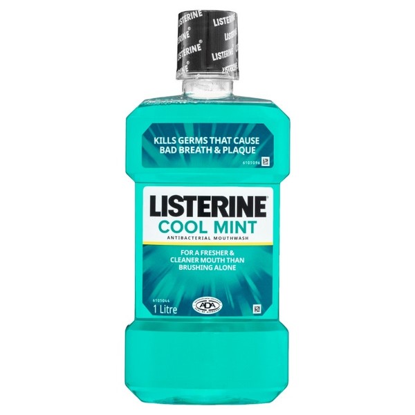 Listerine Coolmint Antiseptic Mouthwash 1 Litre