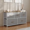 Flash Furniture Harris 5 Drawer Vertical Storage Dresser, Engineered Wood