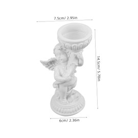 CIYODO Roman Column Sculpture Stand Resin Artistic Ornament Display Base for Wedding Table Decor Lightweight Sphere Holder with European Style for Home and Indoor Decoration
