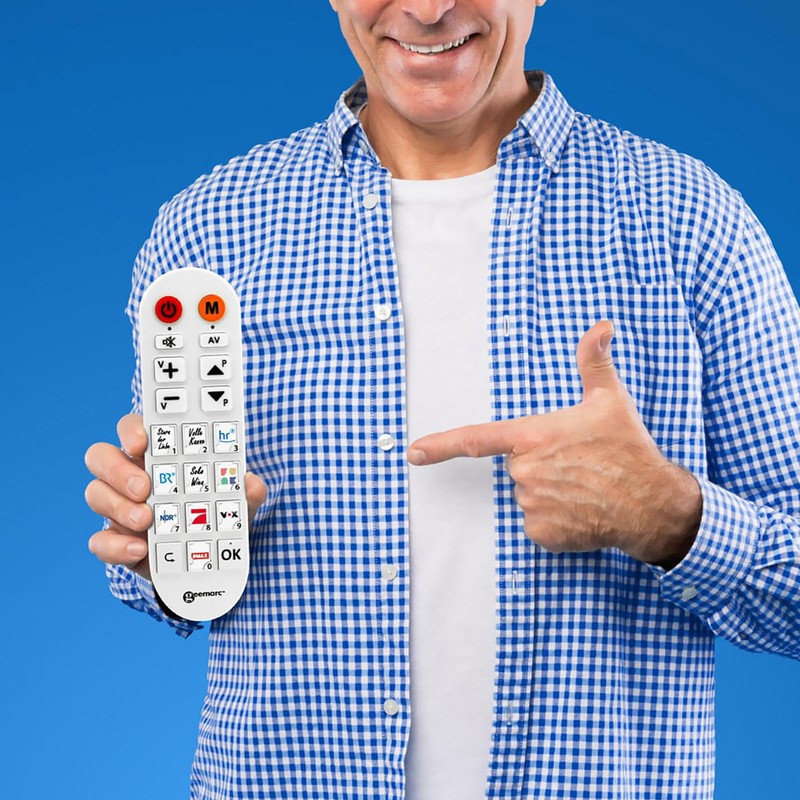 Geemarc TV Photo100 - Universal Remote Control Equipped with 10