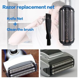 Gxcdizx New ES-RL21 ES-RT30 ES-RT40 ES-RL40 ES-RT50 ES-RT60 ES-RT81 ES-RT51 Shavers Head Outer Foil w/Clean Brush for Panasonic Shaver Head