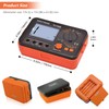 Digital Insulation Resistance Tester, 1999 Counts Megohmmeter Big LCD Display
