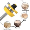 ASNOMY 2Pcs Shaker Rail and Stile Router Bits for Cabinet