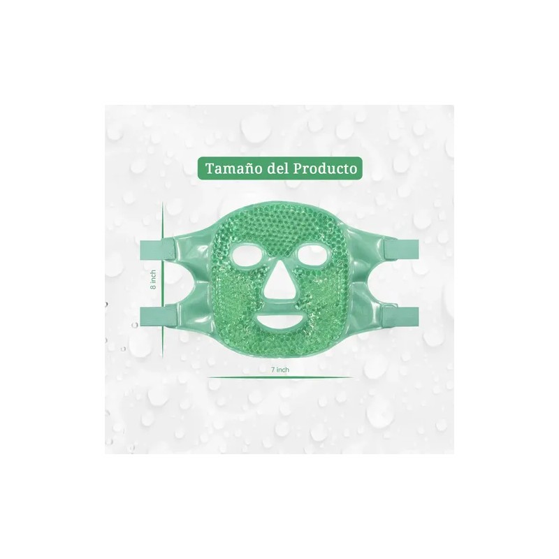 Mascarilla Facial De Hielo Hidro Gel Friocaliente Relajante