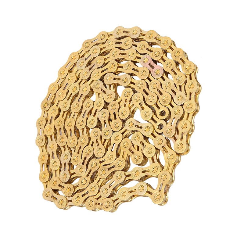 Yctze Ultralight 116 Links 9 Speed Gold Mountain Bike Chain