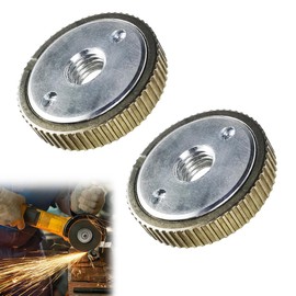 Pack of 2 Quick Release Nuts M14 for Angle Grinder Accessories, for Flex Quick Release Nut Angle Grinder Nut for Flex, Hitachi, Makita, Metabo, Dewalt, AEG, Black & Decker etc Angle Grinder
