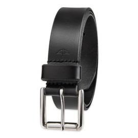 Dockers Men's Casual Leather Belt - 100% Soft Top Grain Genuine Leather Strap with Classic Prong Buckle, Black, 42