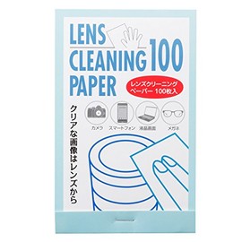 Itsumi E-5278 Lens Cleaning Paper, 5.1 x 3.0 inches (130 x 75 mm), Pack of 100