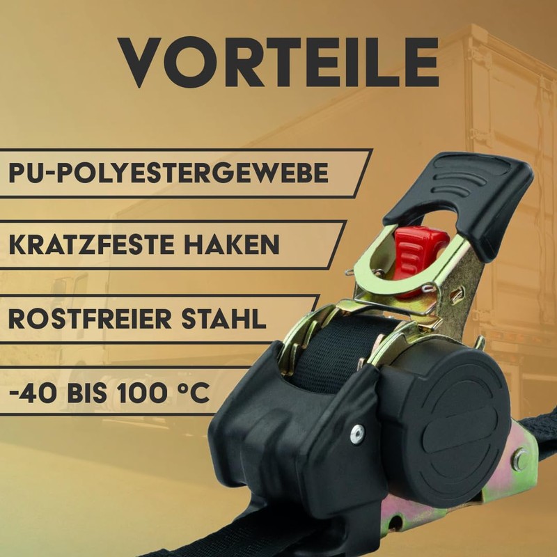 MCS Cargo Security Automatic Lashing Strap 200016001 Load Securing Strap