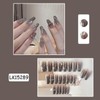 Lwenjing Nail Tips, 24 Pieces, 3D Nail Tips, Handmade Nail