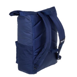 Fabrizio Bench Terra 64177-5000 Roll Top Backpack with Laptop Compartment Large Blue, blue