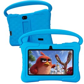 VASOUN Kids Tablet 7 inch, Tablet for Kids 3-7 Android 13, Tablets for Toddler with 4GB RAM 32GB ROM, Parental Control, GMS Certified WiFi Dual Camera with Eye Protection (Blue)
