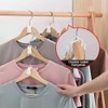 QTOETUII Clothes Hanger Connector Hooks,30Pcs Hanger Extender,Cascading Hanger Hooks,Space Saving