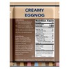 Double Donut Creamy Eggnog Hot Chocolate Mix Packets, Flavored Eggnog