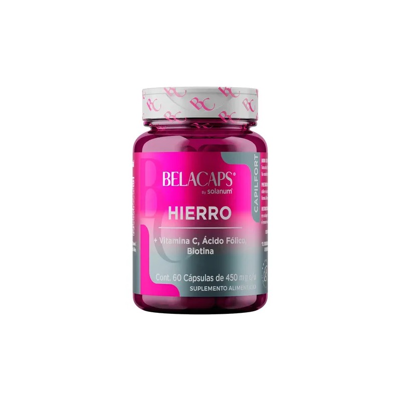 Solanum Belacaps Hierro Vitamina Acido Fólico Caps Sabor