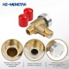 HZ-MONSTAR Brass RV Vacuum Breaker Check Valve, 571-VAC-CHK-A Camper Trailer