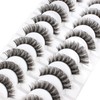 Glowingwin Russian Strip Lashes Volume 3D Hybrid Strip Lashes 10