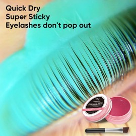 PERMANIA Eyelash Glue, Eyelash Lifting Glue, Eyebrow Glue, Strawberry Flavour, Quick Drying, 10 g