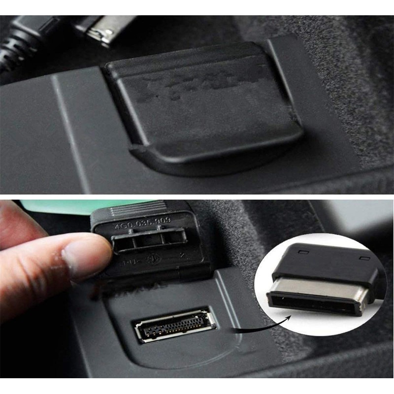 AMI Music Interface Aux Cable Compatible with A3/A4/A5/A6/A8/S4/S6/S8/Q5/Q7/R8/TT with MMI
