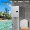 KWONONG Stainless Steel Enclosure, IP65 Waterproof Electrical Box for Indoor