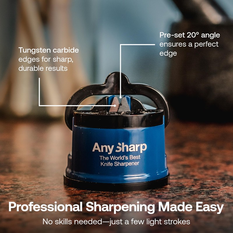 AnySharp – EDITIONS – Hands Free Knife Sharpener - Easy