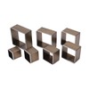 7Pcs Hollow Punch Cutter Squared Design High Carbon Steel Multipurpose