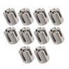 10pcs Wire Rope Fastening Clips Rope Connectors Rope Cloth Clips