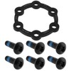 eMagTech 4mm Hub Brake Disc Spacer with Screws Aluminum Alloy