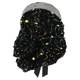 Muslim Turban Hat Stylish Elegant Soft Lightweight Comfortable Stretch Head Wrap for Daily Use WorshipBlack