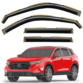 Saleago in-Channel Window Rain Guards Fit for Honda CR-V CRV 2023 2024 2025 2026 Extra Durable Window Visors Window Deflectors Vent Visors Vent Shades Car Accessories-4 pcs 2-Q03