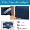 C/N Square Bean Bag Elastic Square Seat Cover Ottoman Square
