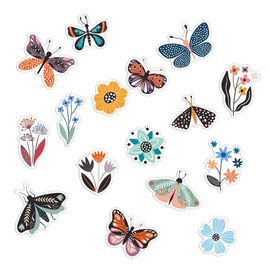 CIYODO 16pcs Decorative Butterfly Refrigerator Magnets Wings Safe Material for Home and Office Decor for Sharing and Holiday Decorations