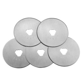 Zoid 45mm 5-Pk Rotary Refill, Cutting Wheel Blade Refills, Rotary Cutter Blades for Fabrics, Papers and Crafting Projects