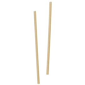 Shimmering Gold Foil Paper Straws - 8.25" (Pack of 10) | Elegant Design & Biodegradable Materials | Perfect for Any Event