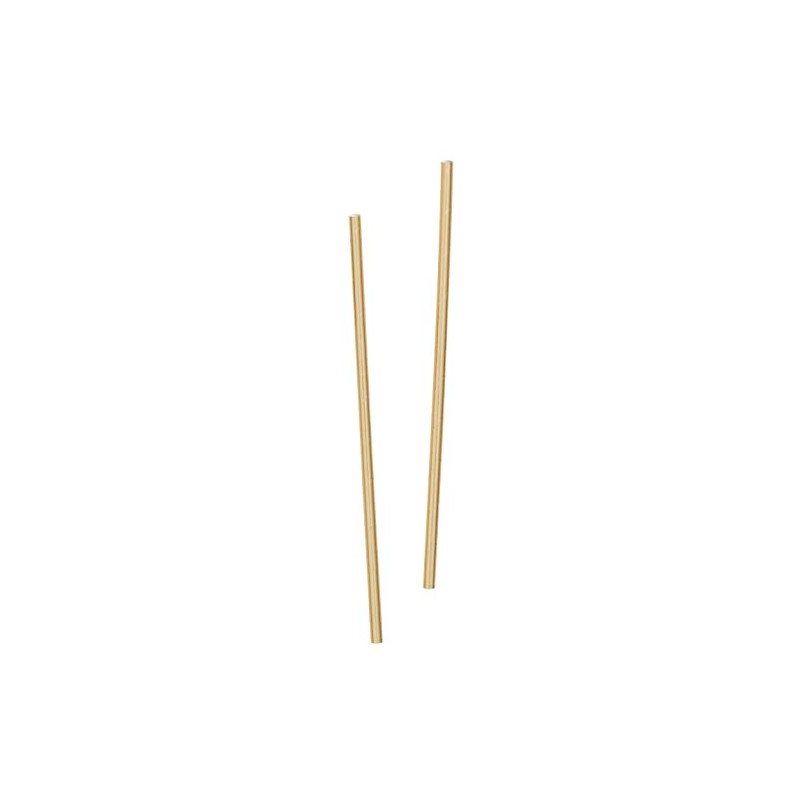 Shimmering Gold Foil Paper Straws - 8.25" (Pack of 10)