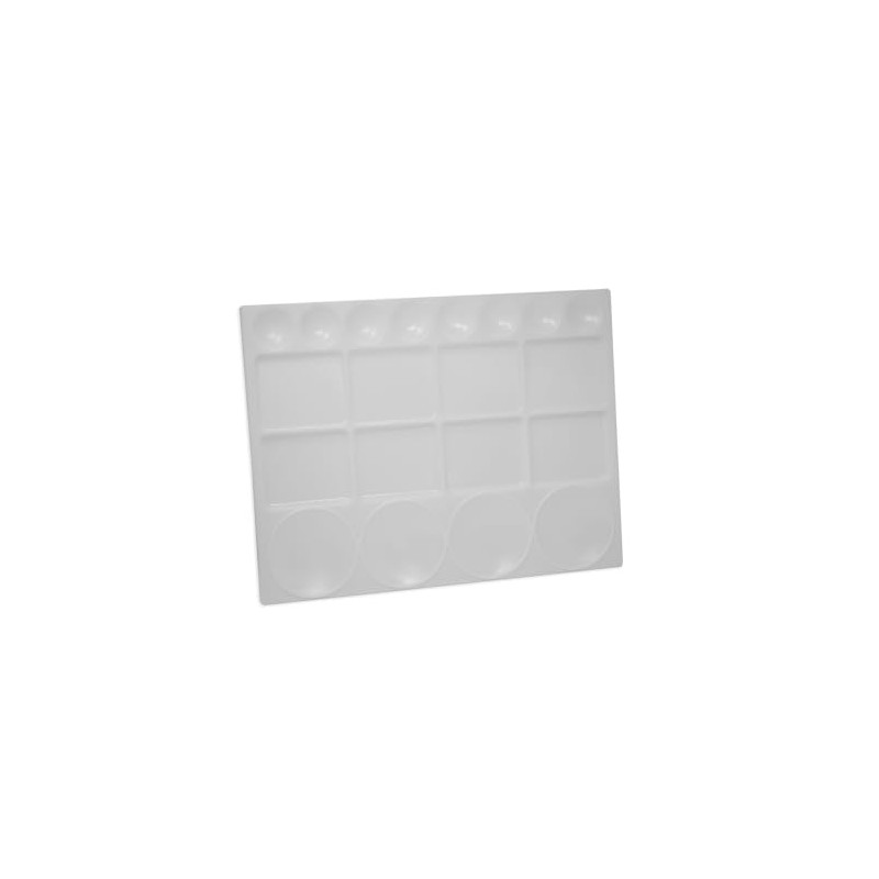 Studio 22 Large Plastic Rectangular 20 Well Painting Palette