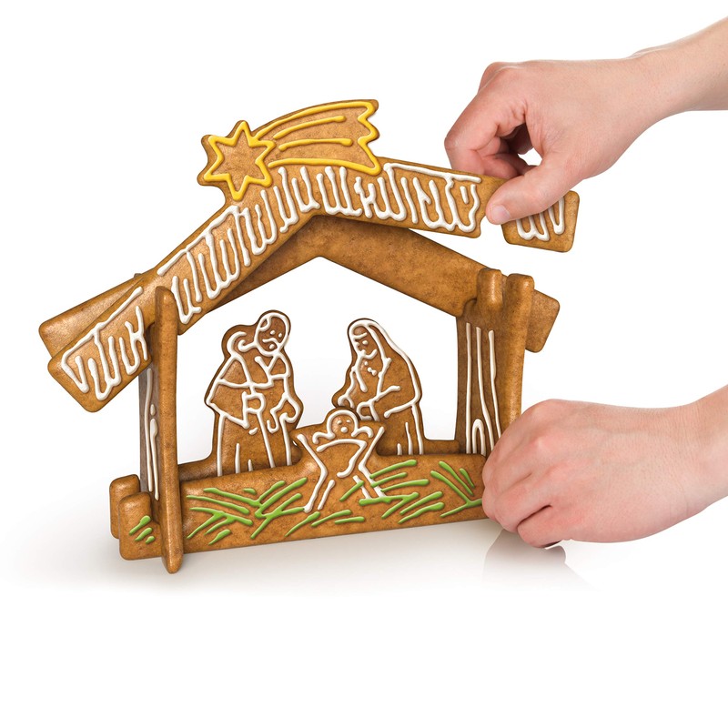 Tescoma Gingerbread Creche, Set of Cookie Cutters Delicia, Assorted, 30