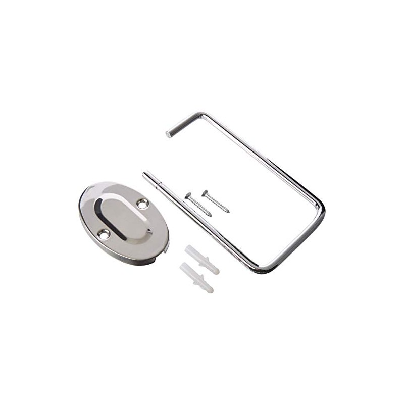 Chef Aid Toilet Roll Holder, Silver