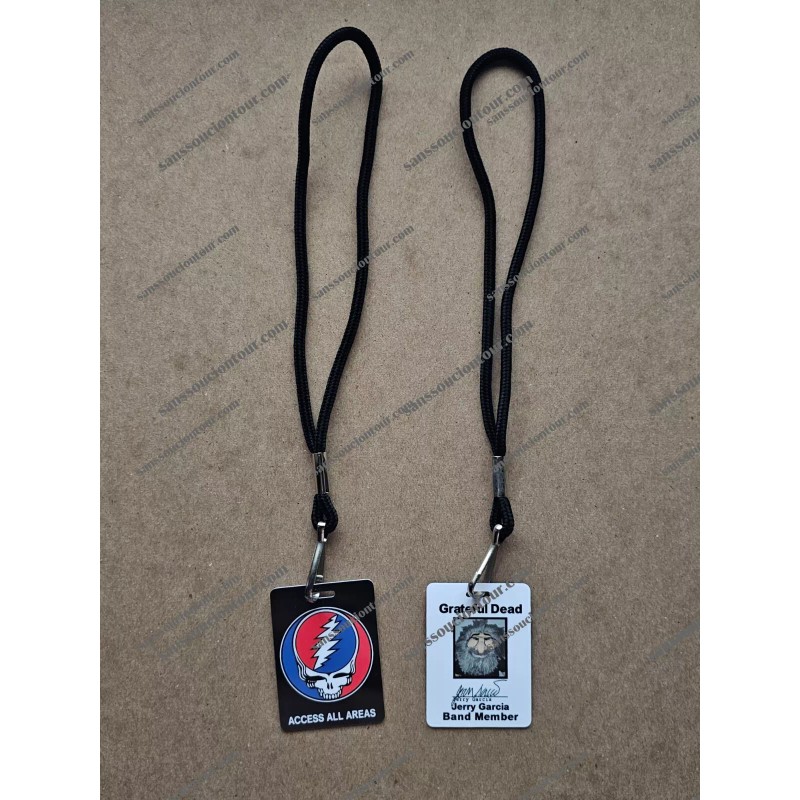Grateful Dead - Jerry Garcia Doll Tour Laminate Accessory, SYF,