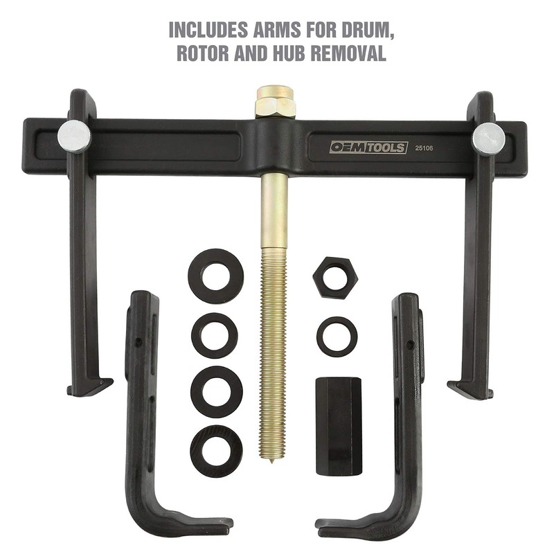 OEMTOOLS 25106 Brake Drum Puller and Rotor Removal Tool, Brake