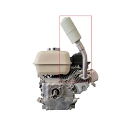 Exhaust With Muffler for Predator 212cc hemi or non hemi, GX160, GX200, Duro.M 7 Hp, With 3/4 female thread.