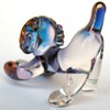Cocker Spaniel Figurine of Hand Blown Glass