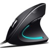 Abauoat USB Wired Mouse Vertical Ergonomic Mouse Vertical Handle and